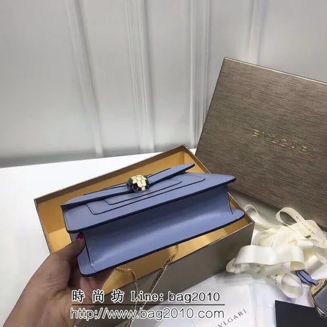 BVLGARI寶格麗 專櫃新款 蛇頭扣環 單層蛇頭包 鏈條單肩斜挎包 B283558 FYD1316